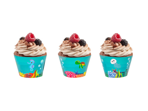Cupcake liners Underwater World - 6 db.