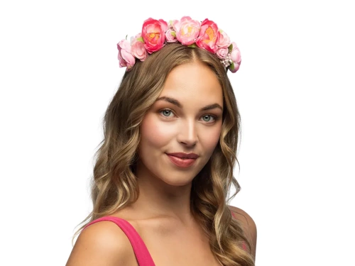 Fejpánt virágokkal - 1 db.