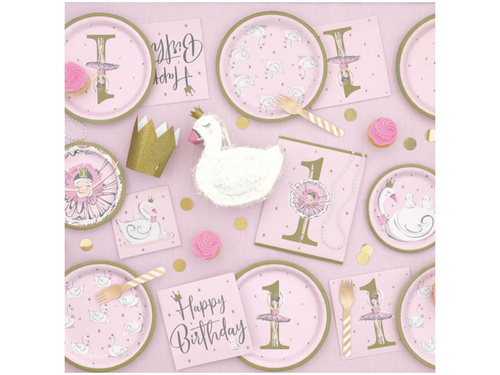 Arany csillámos papírkorona - 4 db.