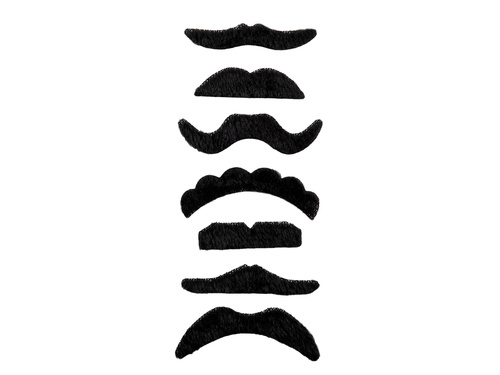 Öntapadós bajusz mix minták - 7 db.