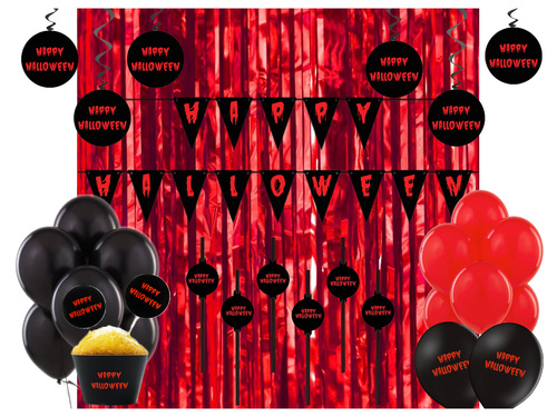 Véres Halloween készlet - 82 tétel