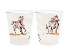 Papírpoharak Horses - 250 ml - 6 db.