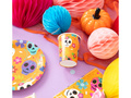 Halloween papírpoharak Mexikói koponya - 220 ml - 6 db.