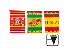 Fiesta zászló banner - 10 m - 1 db.