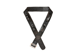 Fekete öv 4 kard- és fegyvertáskával - bőrszerű