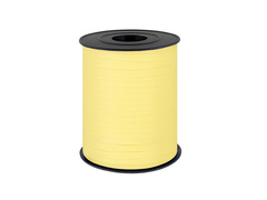 Dekorációs szalag lufihoz - pasztell - sárga - 225m