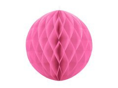 Rózsaszín gömb függő dekoráció - 40 cm - 1 db.