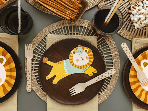 Oroszlános születésnapi szalvéta - 16 x 10 cm - 20 db.