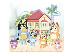 Kék színű asztali dekoráció - 7 db.