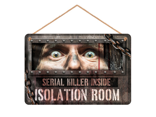 Izolációs Halloween függő dekoráció - 1 db.