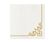 Golden Frame szalvéták - 40 cm - 50 db.