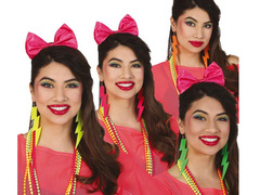 Neon villám fülbevaló - 1 pár