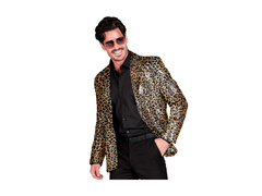 Party Fashion party dzseki - arany flitteres leopárd mintás