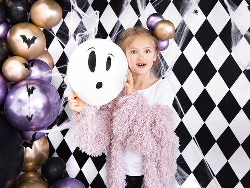 Fekete denevér függő dekoráció - 150 cm - 1 db.