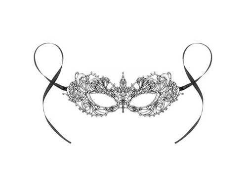 Silver Magic áttört farsangi maszk - 1 db.