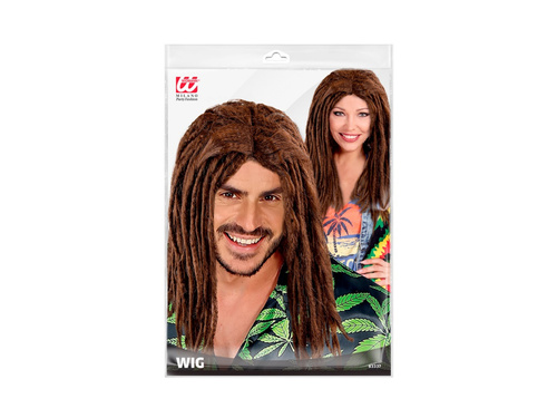 Barna raszta paróka