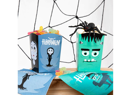 Halloween popcorn dobozok Szörnyek - 6 db.