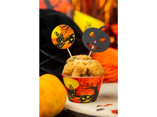 Halloween tökös muffin pálcikák - 6 db.