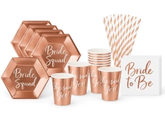 Menyasszony lesz női esti papírkészlet