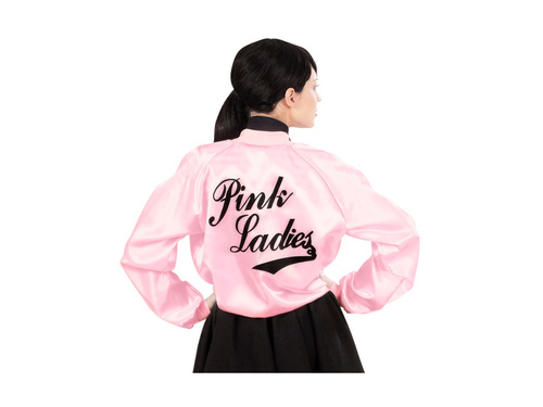 Rózsaszín szatén kabát nőknek - 50-es évek stílus - 50-es évek Lady