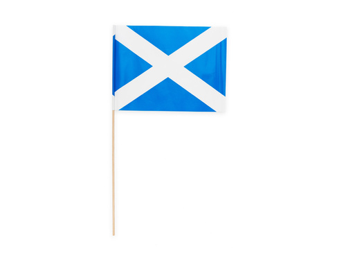 Skócia nemzeti lobogó pálcán - 30 x 20 cm - 10 db.