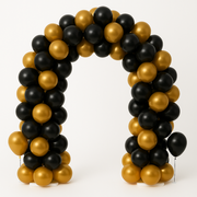 Íves léggömb állvány fekete - 3 m - 1 db.