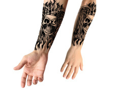 Koponya alkar tetoválás - 1 db.