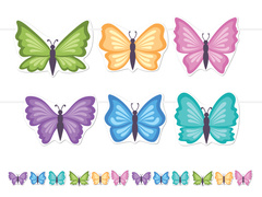 Pillangó füzér - 5 m - 1 op.