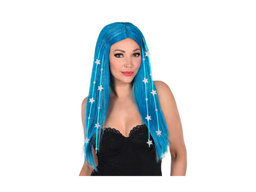 Fairy Dream Hair paróka laméval, csillagokkal és szilikon béléssel