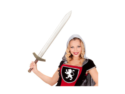 Fém műanyag keresztes lovag kardja - 86 cm