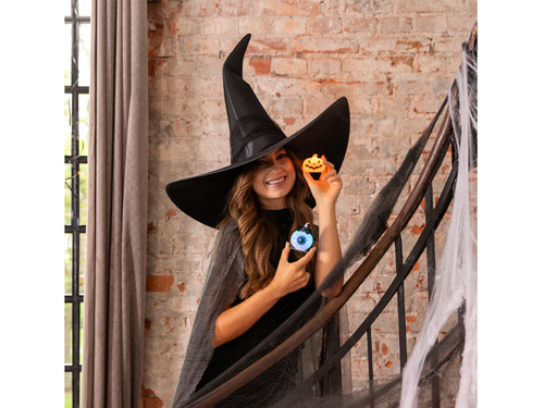 LED szemgolyó Halloweenre - 8 x 6 cm - 1 db.