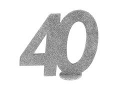 Asztali dekoráció Negyven ezüst 40-es évek - 1 db.