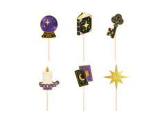 Pálcikák Andrzejki tortához - 10 cm - 6 db.