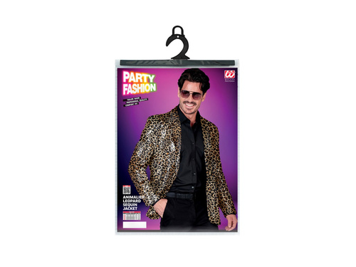 Party Fashion party dzseki - arany flitteres leopárd mintás