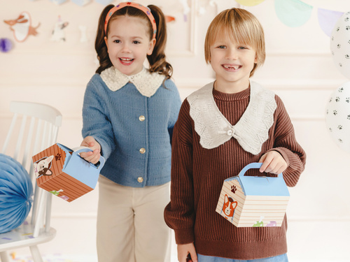 Dekoratív tortadobozok Doggies - 6 db.