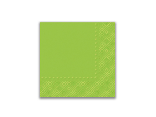 Pohár + szalvéta + papírtányér készlet világoszöld - 44 db.