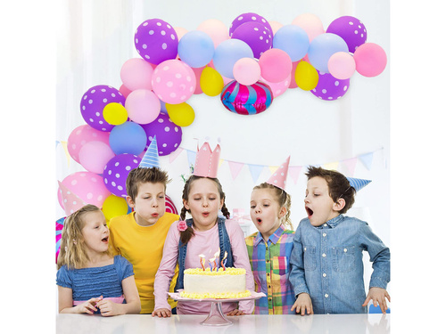 Többszínű lufi girland lufi készlet - 99 db.