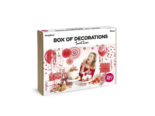 Party Box - Party Box - Édes szerelem születésnapi dekoráció készlet