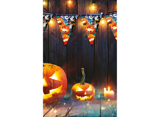 Vidám Halloween zászló banner - 300 cm - 1 db.
