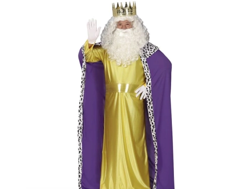 Király lila és arany jelmez férfiaknak