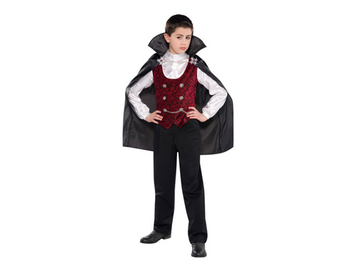Sötét vámpír jelmez fiúnak - 1 db.
