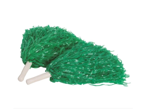 Zöld pomponlány pomponok - 2 db.