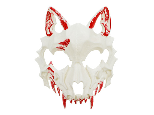 Véres farkas maszk - 17x20cm - 1 db.
