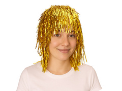 Arany fóliás paróka - 1 db.