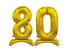 80 arany - 74 cm-es fólialufi készlet