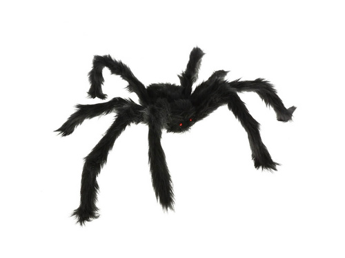 Fekete szőrös pók - 65 cm - 1 db. p