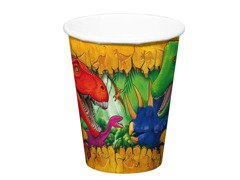 Papírpoharak Dinoszauruszok - 250 ml - 6 db.