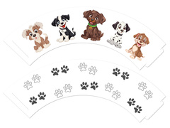 Cupcake liners Pies - 6 db.