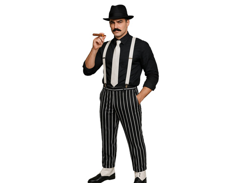 Gengszter fehér szett - 1 szett.