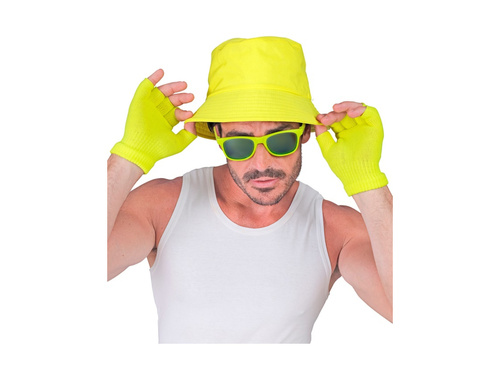 Neon sárga ujjatlan kesztyű